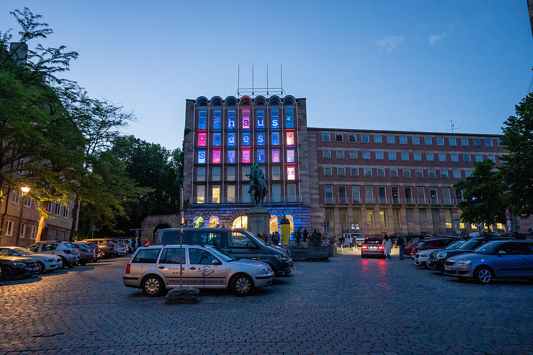 Nürnberg erstrahlte in BLAU.