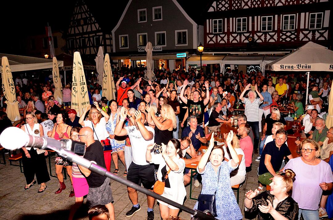 Auf dem Marktplatz Ebermannstadt wurde gefeiert!