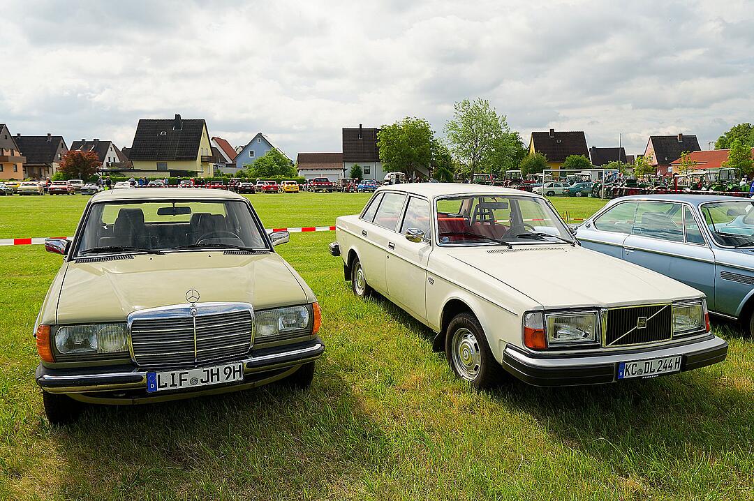 Es kamen viele Oldtimerfreunde.
