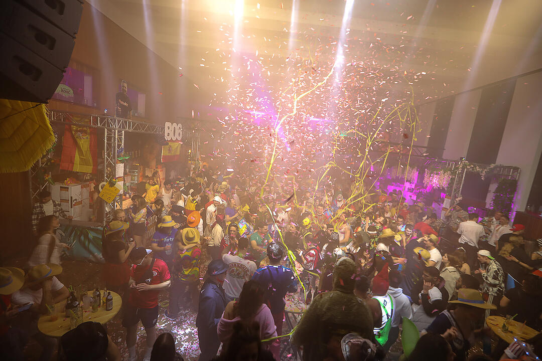 Beste Partystimmung in der Stadthalle
