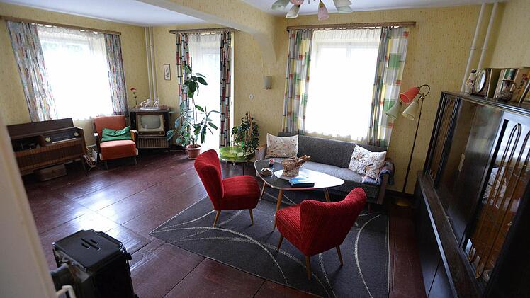 So sah ein Wohnzimmer in den 50er Jahren aus
