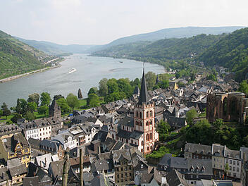 Blick über Bacharach