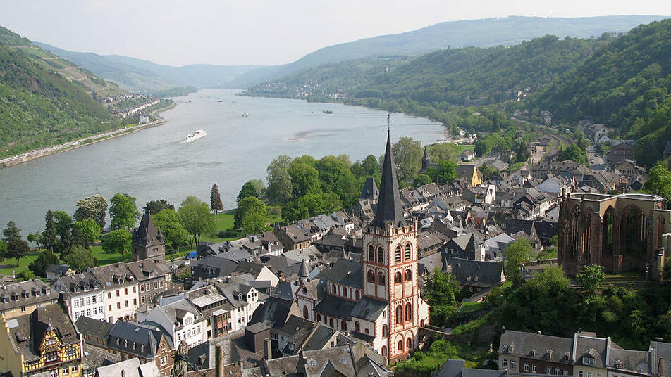 Blick über Bacharach