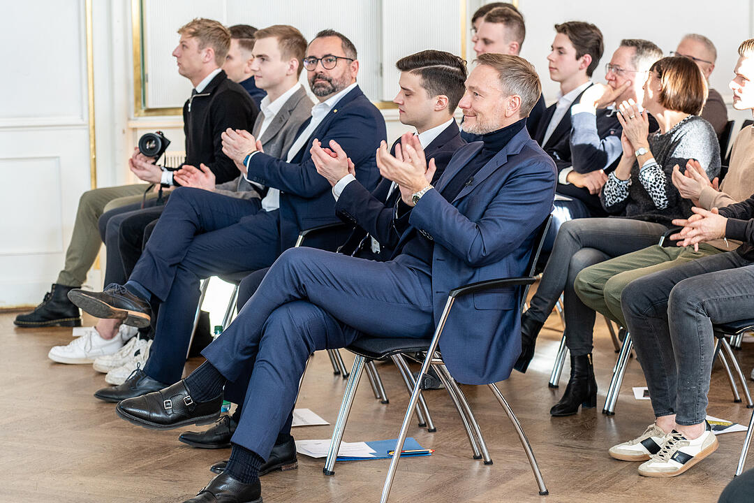 Der Spitzenkandidat der Liberalen gab sich bürgernah.