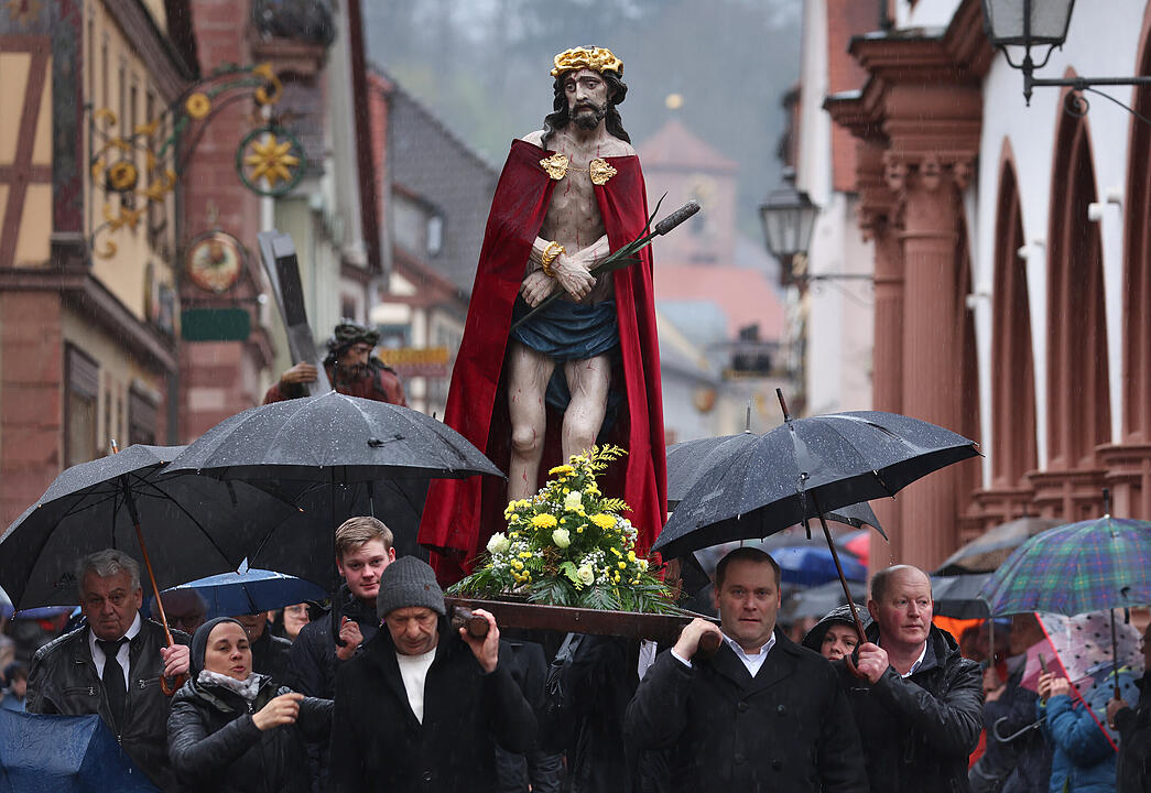 Karfreitag - Prozession in Lohr am Main