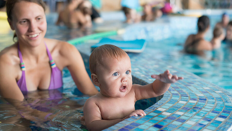 Schwimmbad, Baby, Wasser, Babyschwimmen