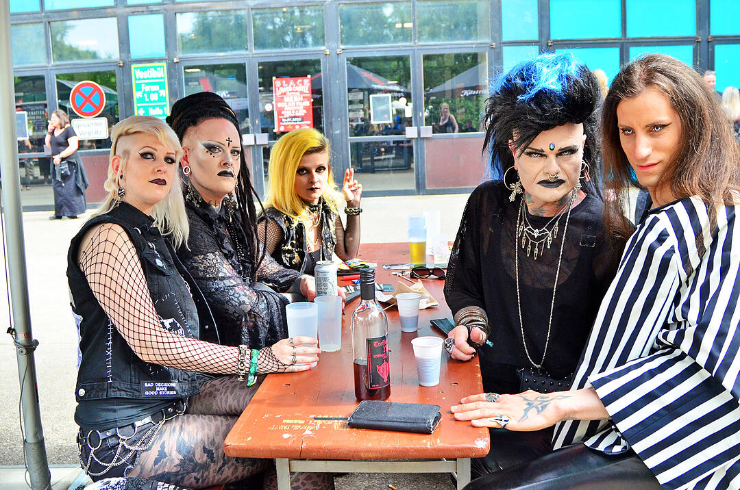 Wave-Gotik-Treffen 2022 - die Besucher