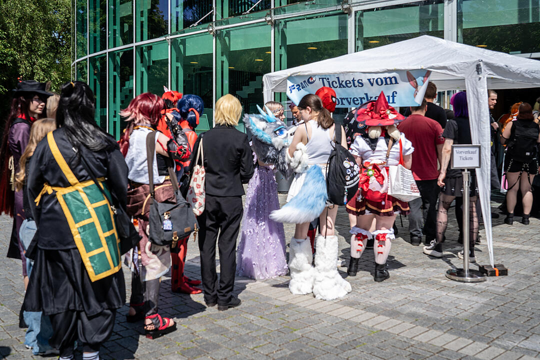 Wunderschöne Cosplays konnten bewundert werden!