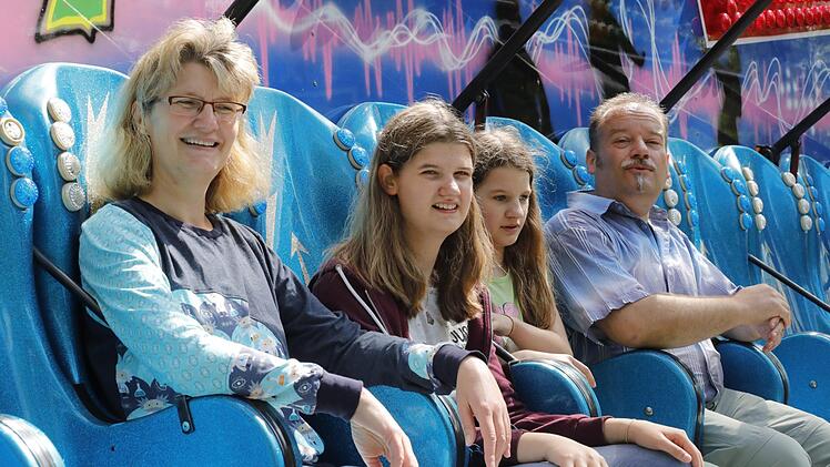 Familie Raab hatte im Freizeitland Geiselwind viel Spaß. Foto: Matthias Hoch