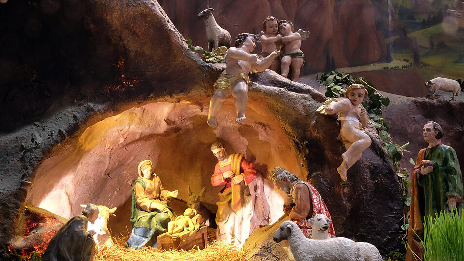 Die wohl berühmteste Szene der Weihnachtszeit wird in einer Krippe lebendig.