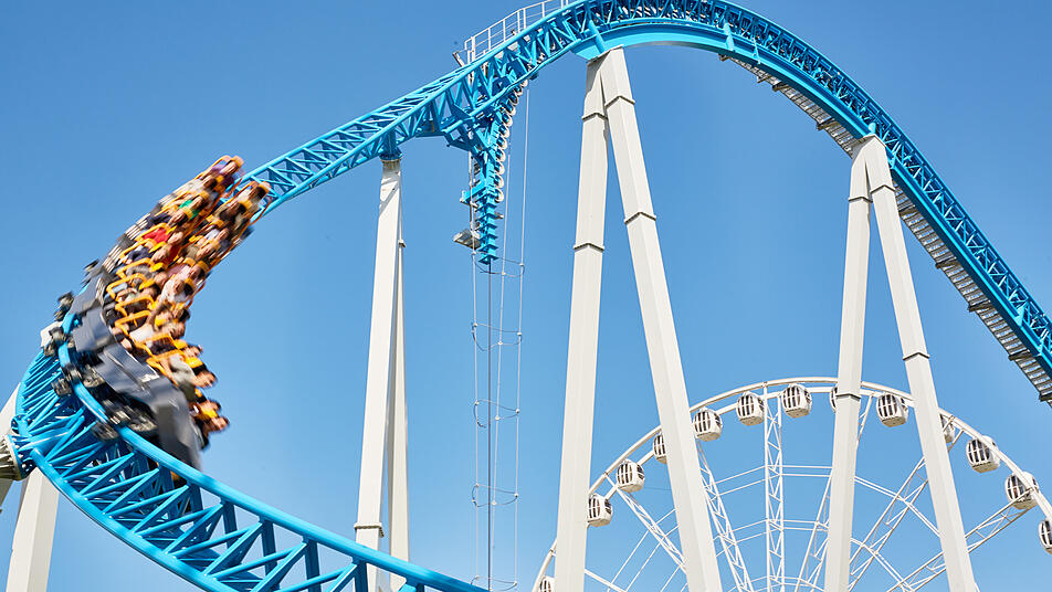 Freizeitpark, Achterbahn, Roller Coaster