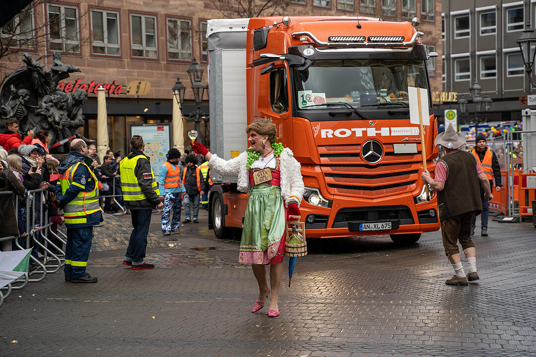 Der traditionelle Umzug zog ca. 70.000 Faschingsfreunde an.