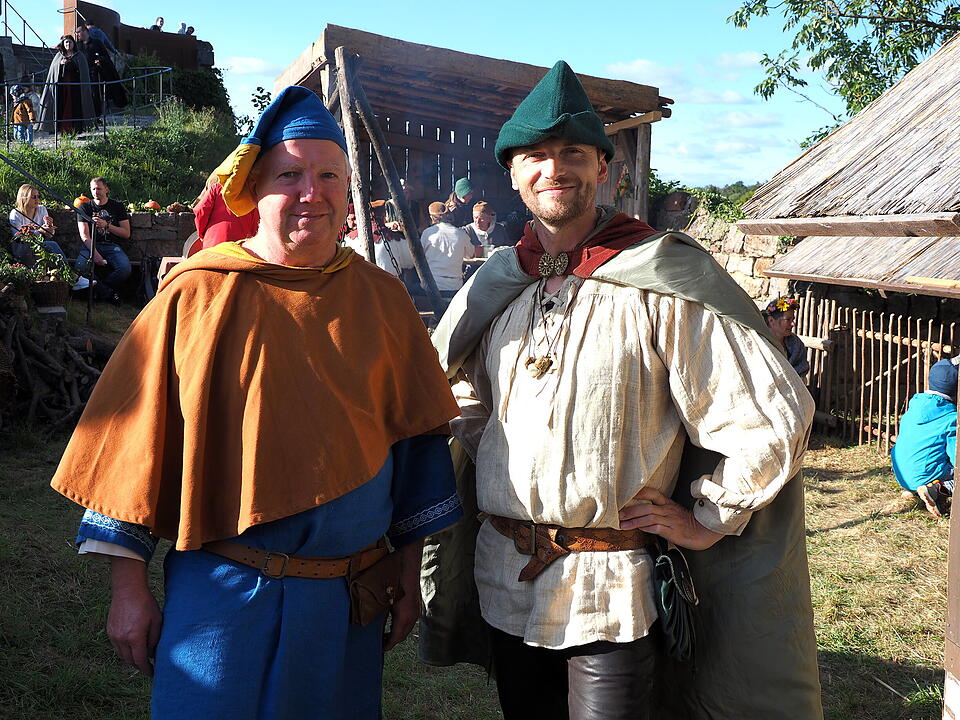 Auf der Burgruine in Bad Kissingen