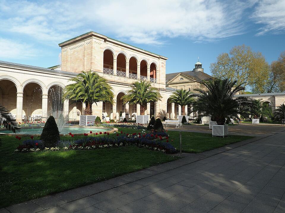 Das historische Kurzentrum in Bad Kissingen