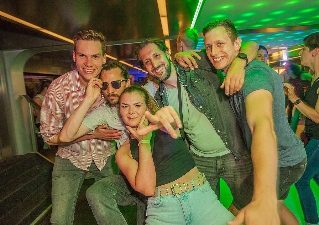 Bayern 3 Partyschiff in Fürth