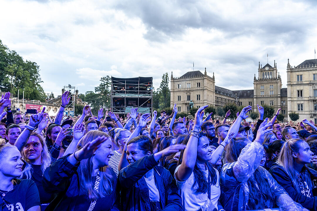 Hammer Konzert! An die 10.000 Kontra K Fans kamen nach Coburg.