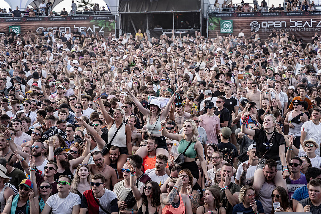 Beste Partystimmung auf dem Festival-Gelände!