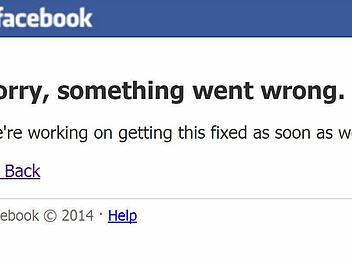 Nicht nur bei der Nationalmannschaft lief es nicht gut: Am Donnestagabend ging bei Facebook nichts mehr.