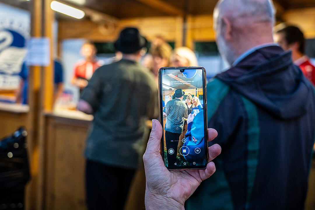 Der sympathische Sänger sorgte für klasse Stimmung!