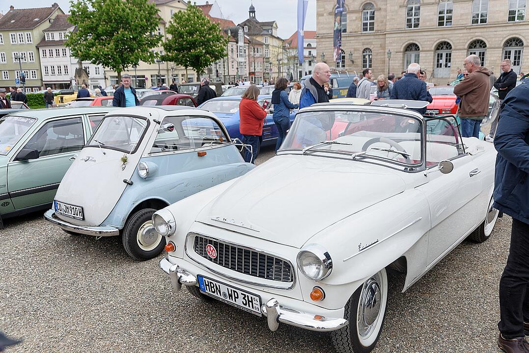 Hunderte von Oldtimern konnten bestaunt werden.