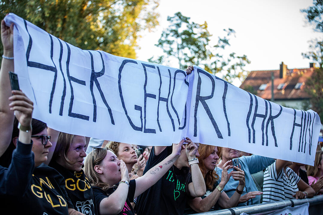 Der sympathische Sänger sorgte für klasse Stimmung!