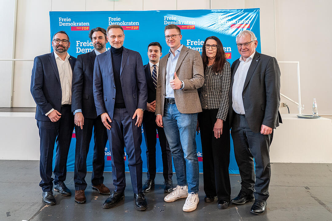 Der Spitzenkandidat der Liberalen gab sich bürgernah.