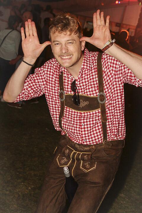 Am Montag spielte die Band "Radspitz".