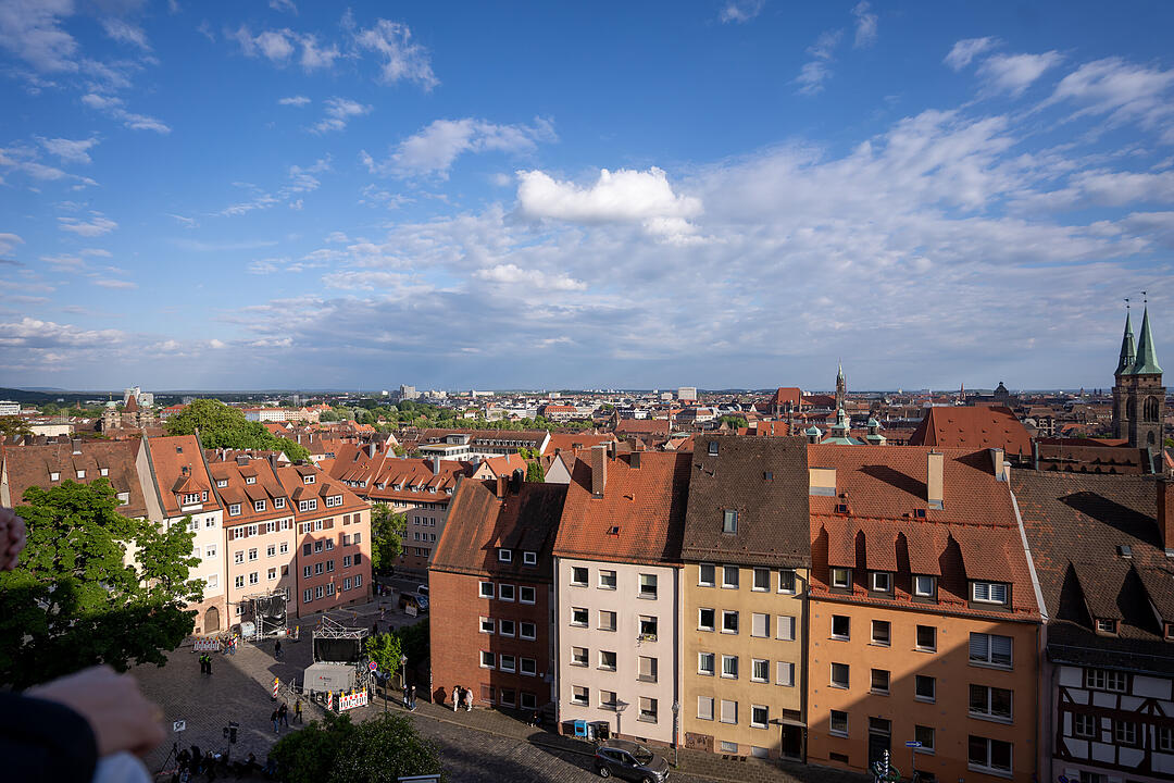 Nürnberg erstrahlte in BLAU.