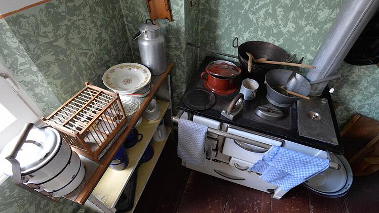 Die Küche einer Arbeiterfamilie um 1900