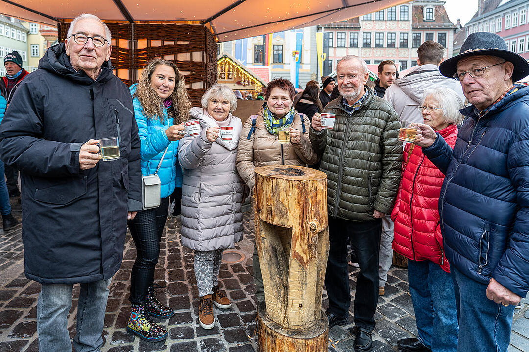 Zauberhafte Atmosphäre auf dem Marktplatz.