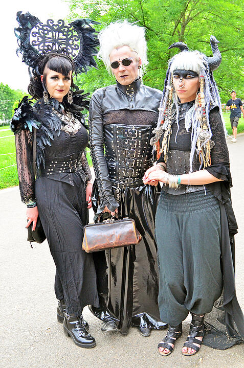 Wave-Gotik-Treffen 2022 - die Besucher
