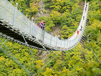 Hängeseilbrücke Geierlay in Rheinland-Pfalz im europaweiten Ranking in den Top 5
