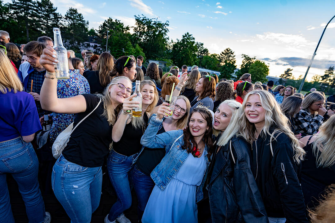 Auf drei Decks wurde richtig gefeiert!