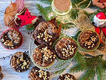Christstollen-Muffins sind eine hervorragende Alternative zum klassischen Stollen.