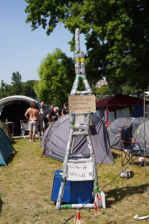 Bestes Wetter und super Stimmung beim Camping