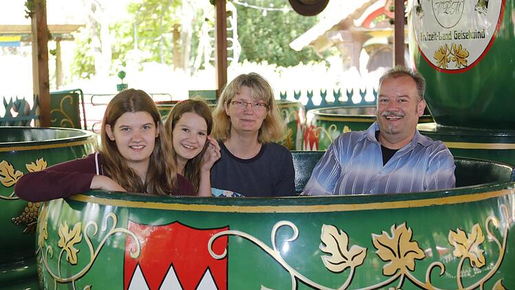 Familie Raab hatte im Freizeitland Geiselwind viel Spaß. Foto: Matthias Hoch
