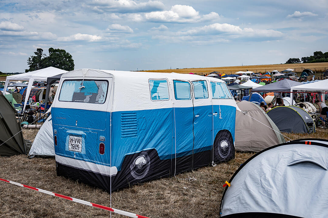 Beste Partystimmung auf dem Festival-Gelände!