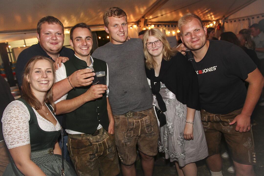 Am Montag spielte die Band "Radspitz".