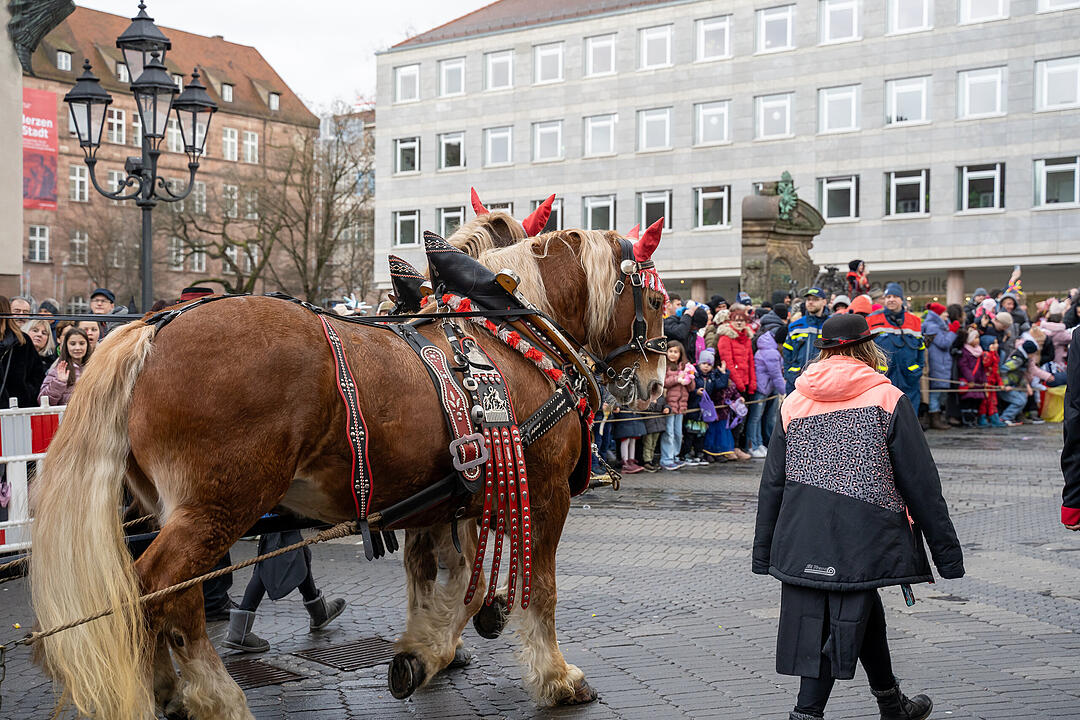Der traditionelle Umzug zog ca. 70.000 Faschingsfreunde an.