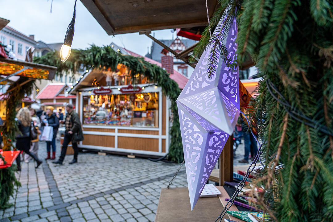 Zauberhafte Atmosphäre auf dem Marktplatz.
