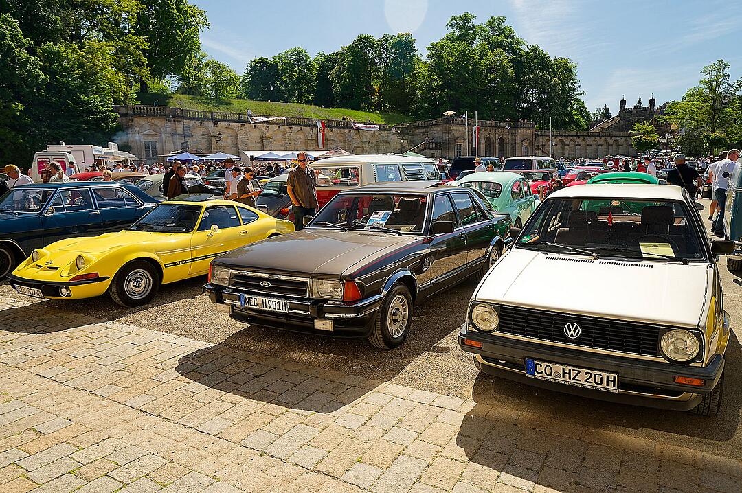 Es herrschte großer Andrang auf dem Schlossplatz.