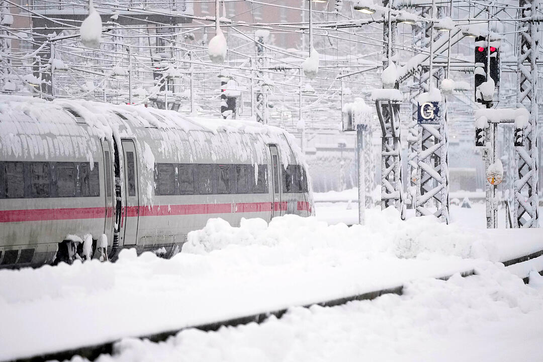 Wintereinbruch in Süddeutschland - München