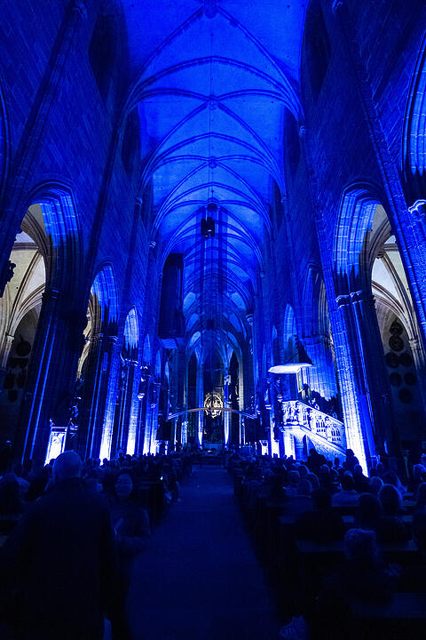 Nürnberg erstrahlte in BLAU.