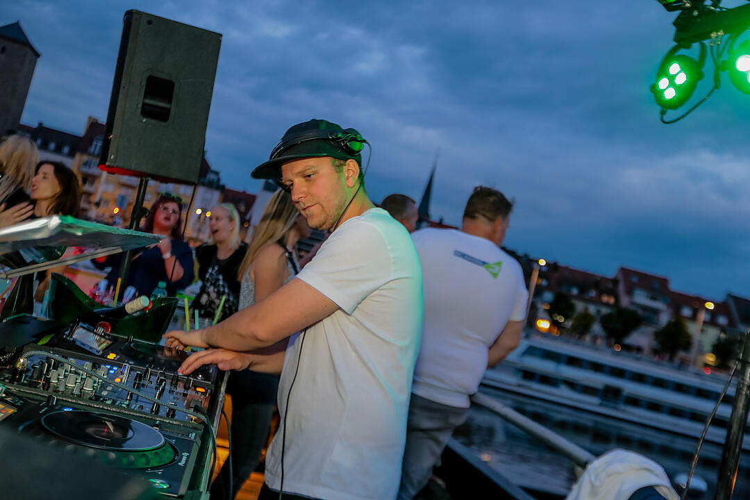 Auf drei Decks wurde richtig gefeiert!