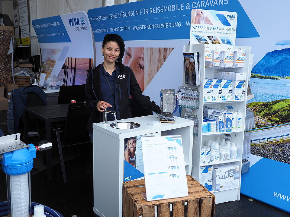 Auf der Messe wird sehr viel geboten!