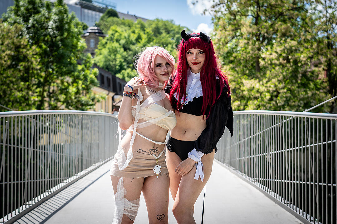 Wunderschöne Cosplays konnten bewundert werden!
