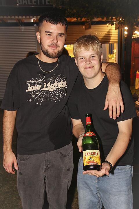 Am Montag spielte die Band "Radspitz".