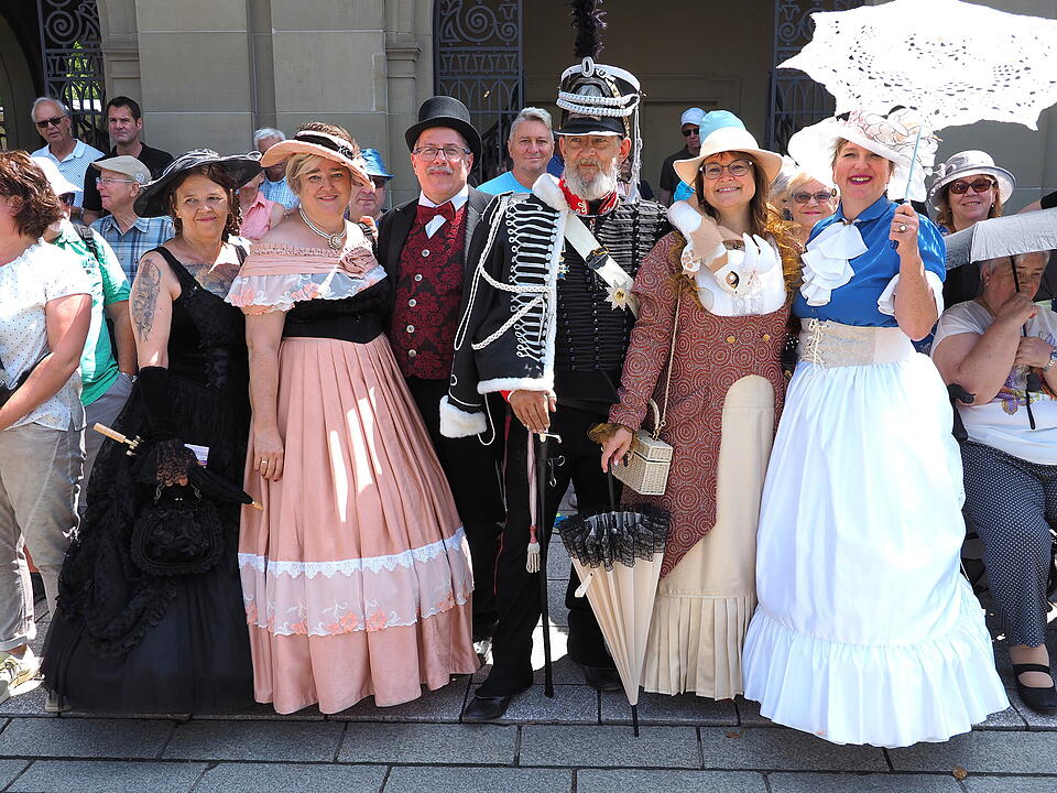 Großer historischer Festzug durch Bad Kissingen!