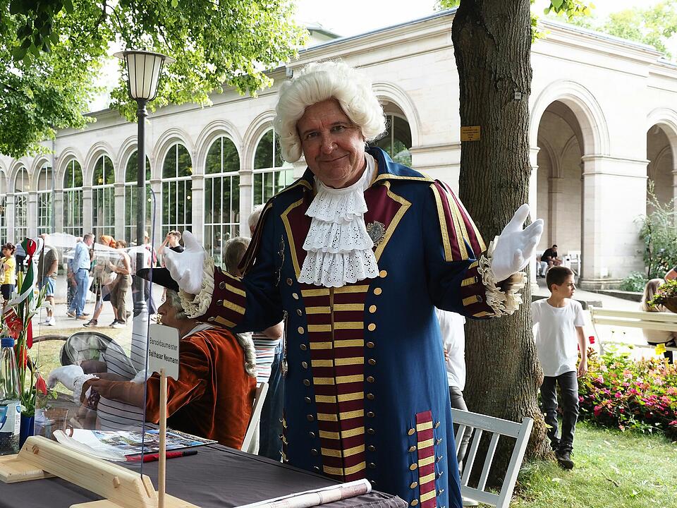 Historienspektakel im Kurpark