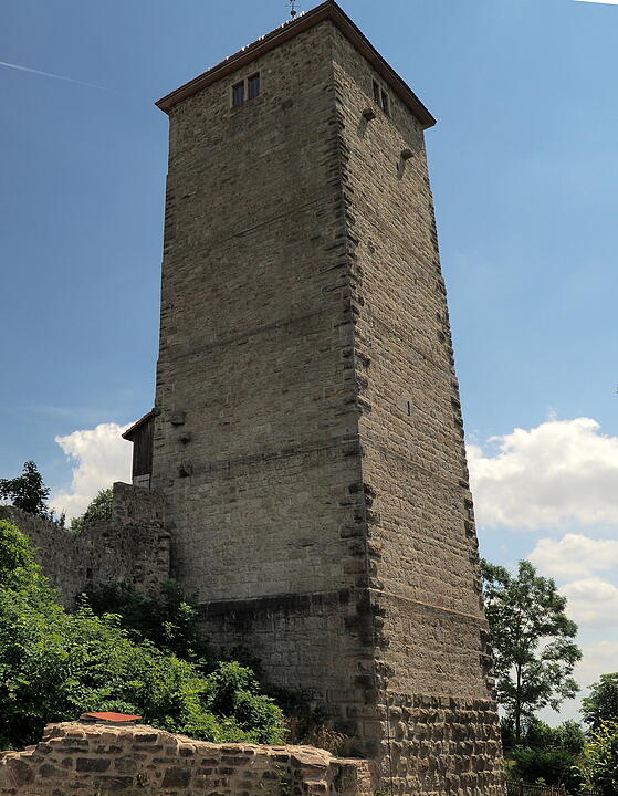 Die Lichtenburg ist eine Ruine auf dem Schloßberg.